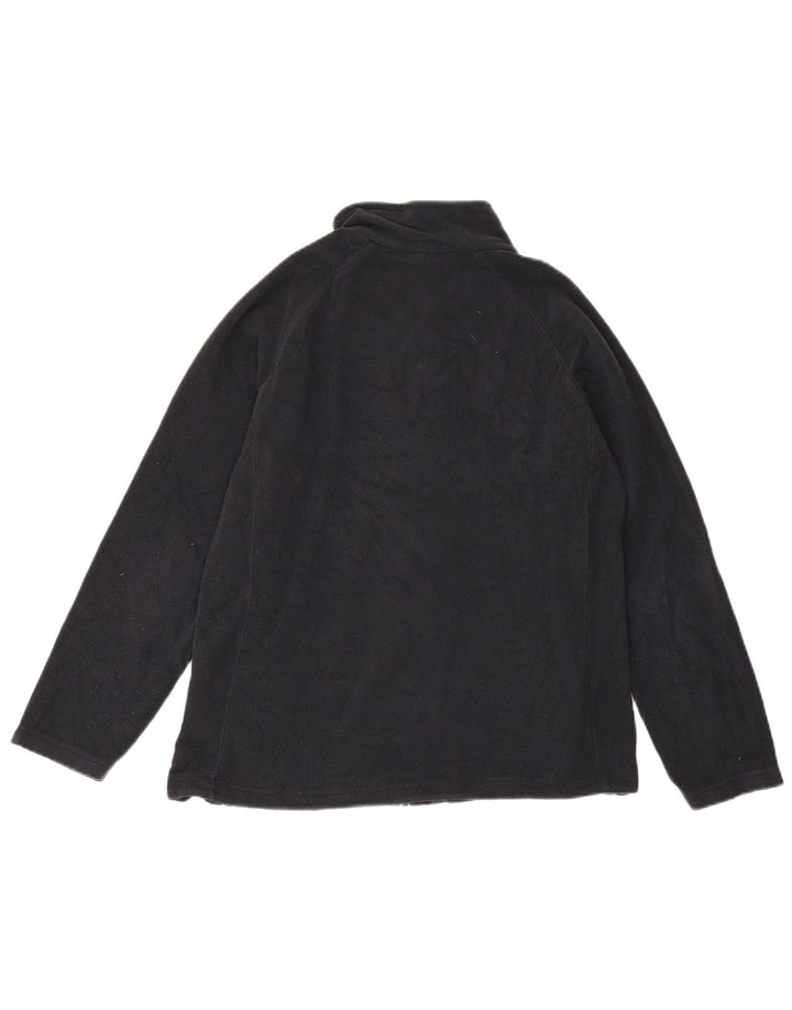 Mountain Warehouse Womens Fleece Jacket UK 12 Medium Black Polyester