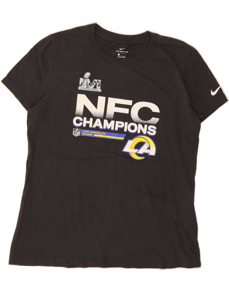 NIKE Womens Los Angeles Rams Graphic T-Shirt Top UK 16 Large Grey Cotton Vintage Nike and Second-Hand Nike from Messina Hembry 