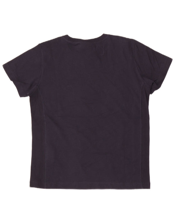 Champion Mens T-Shirt Top Small Navy Blue Cotton