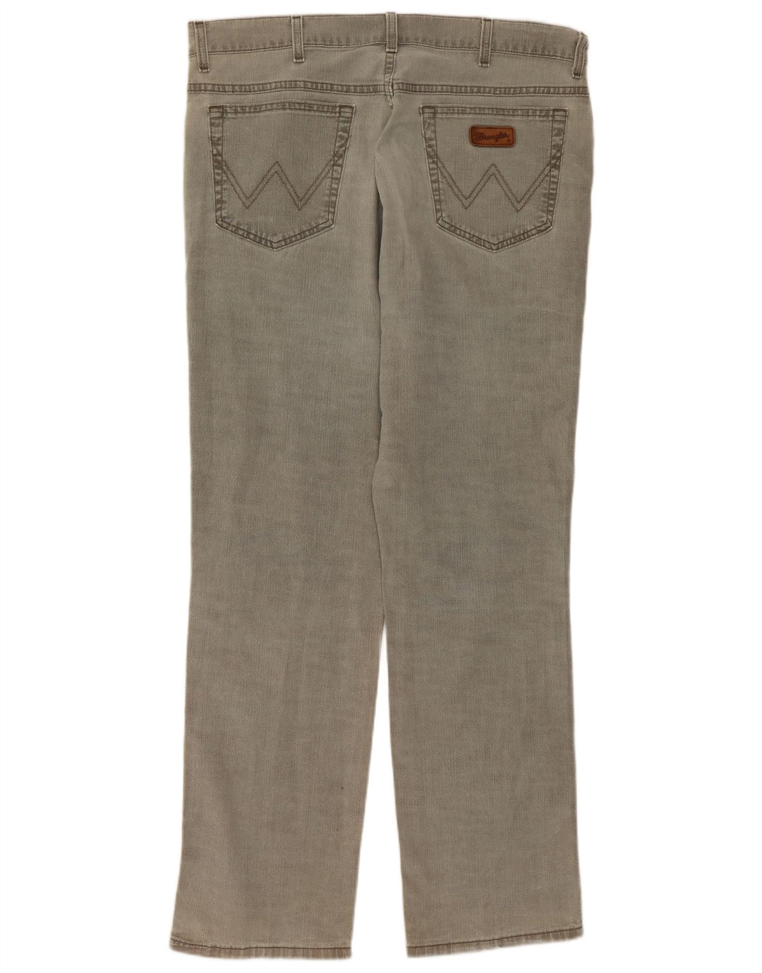 Wrangler Mens Texas Stretch Straight Jeans W36 L32 Grey Cotton