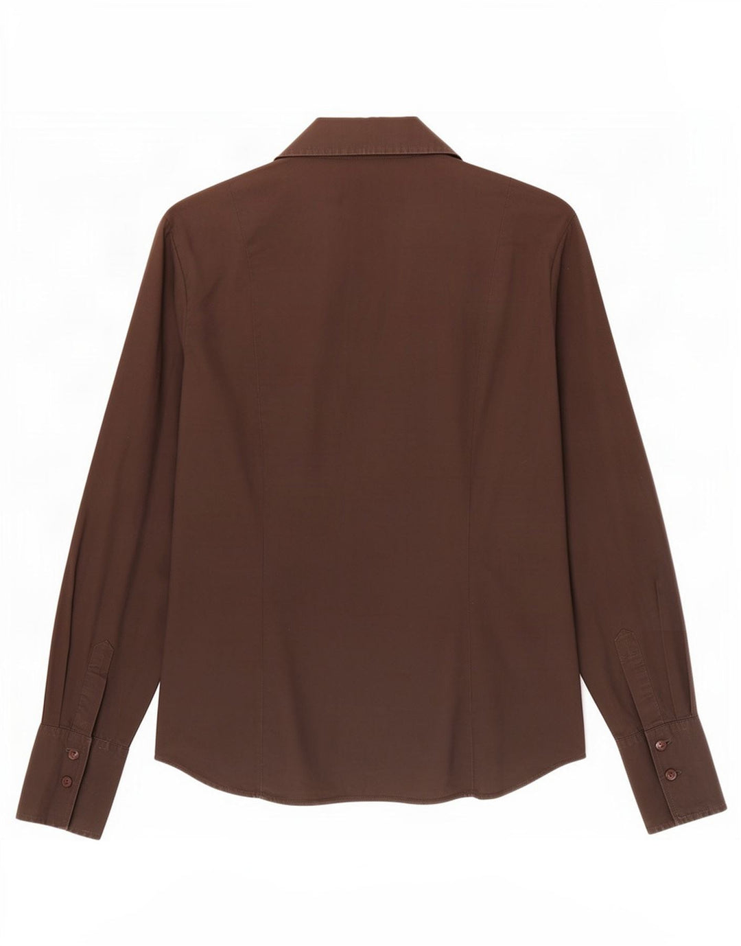 Benetton Womens Pullover Shirt UK 14 Medium Brown