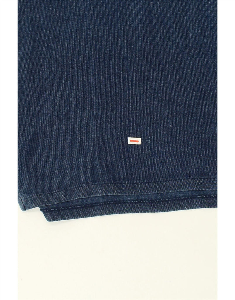 POLO RALPH LAUREN Mens Custom Slim Fit Polo Shirt Small Blue Cotton | Vintage Polo Ralph Lauren | Thrift | Second-Hand Polo Ralph Lauren | Used Clothing | Messina Hembry 