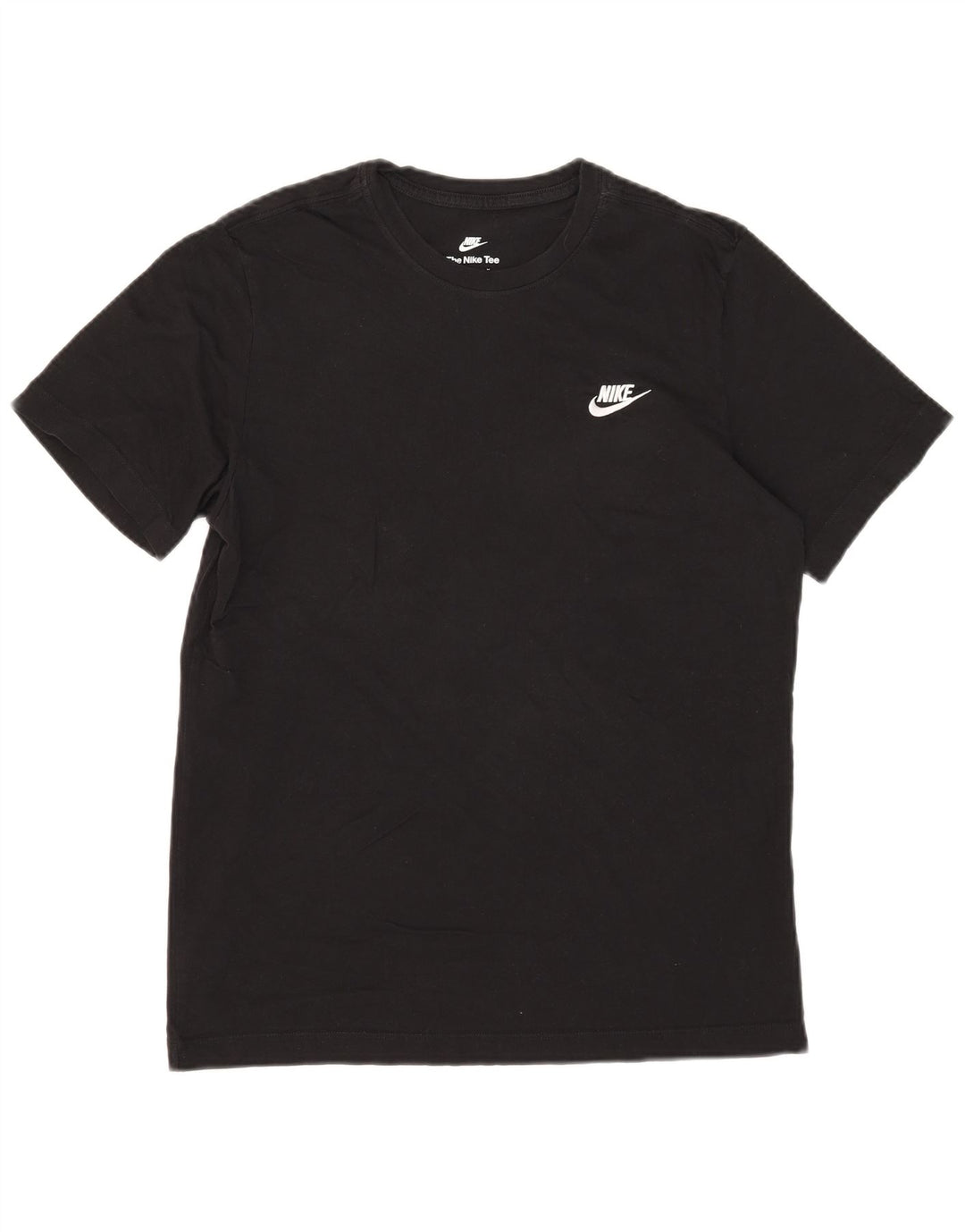 Nike Mens T-Shirt Top Medium Black Cotton