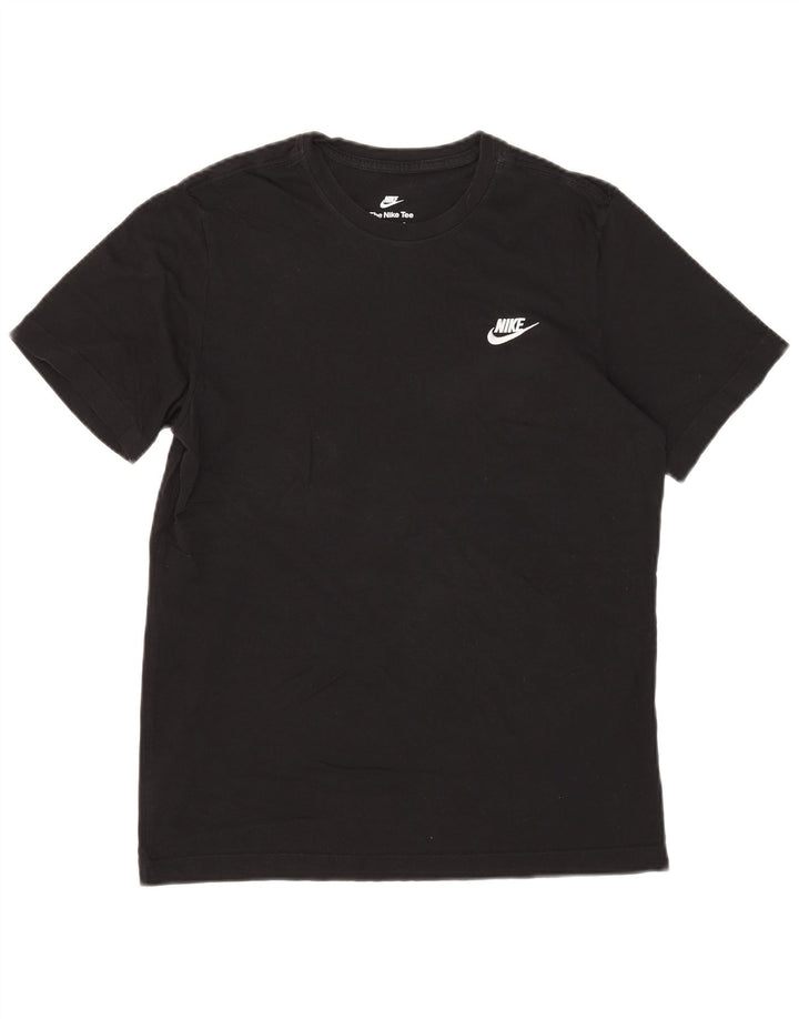 Nike Mens T-Shirt Top Medium Black Cotton