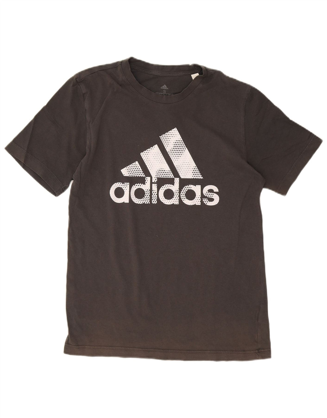 Adidas Mens Graphic T-Shirt Top Small Grey Cotton