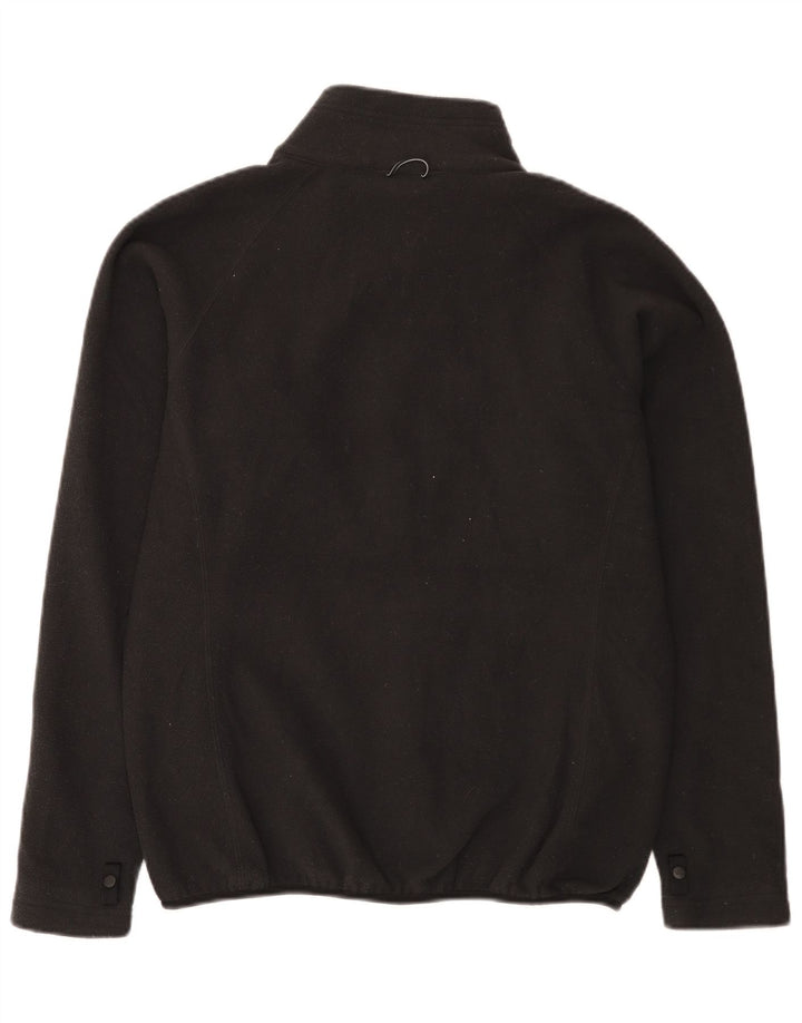 The North Face Womens Fleece Jacket UK 14 Medium Black Polyester