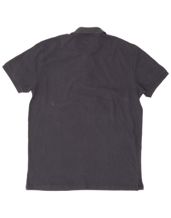 Murphy & Nye Mens Slim Fit Polo Shirt 3XL Navy Blue Cotton