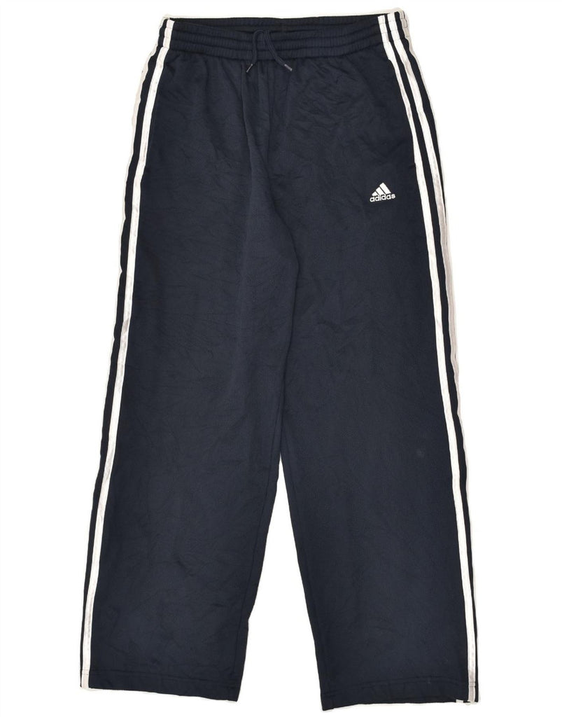 ADIDAS Boys Tracksuit Trousers 14 Years Navy Blue Polyester | Vintage Adidas | Thrift | Second-Hand Adidas | Used Clothing | Messina Hembry 