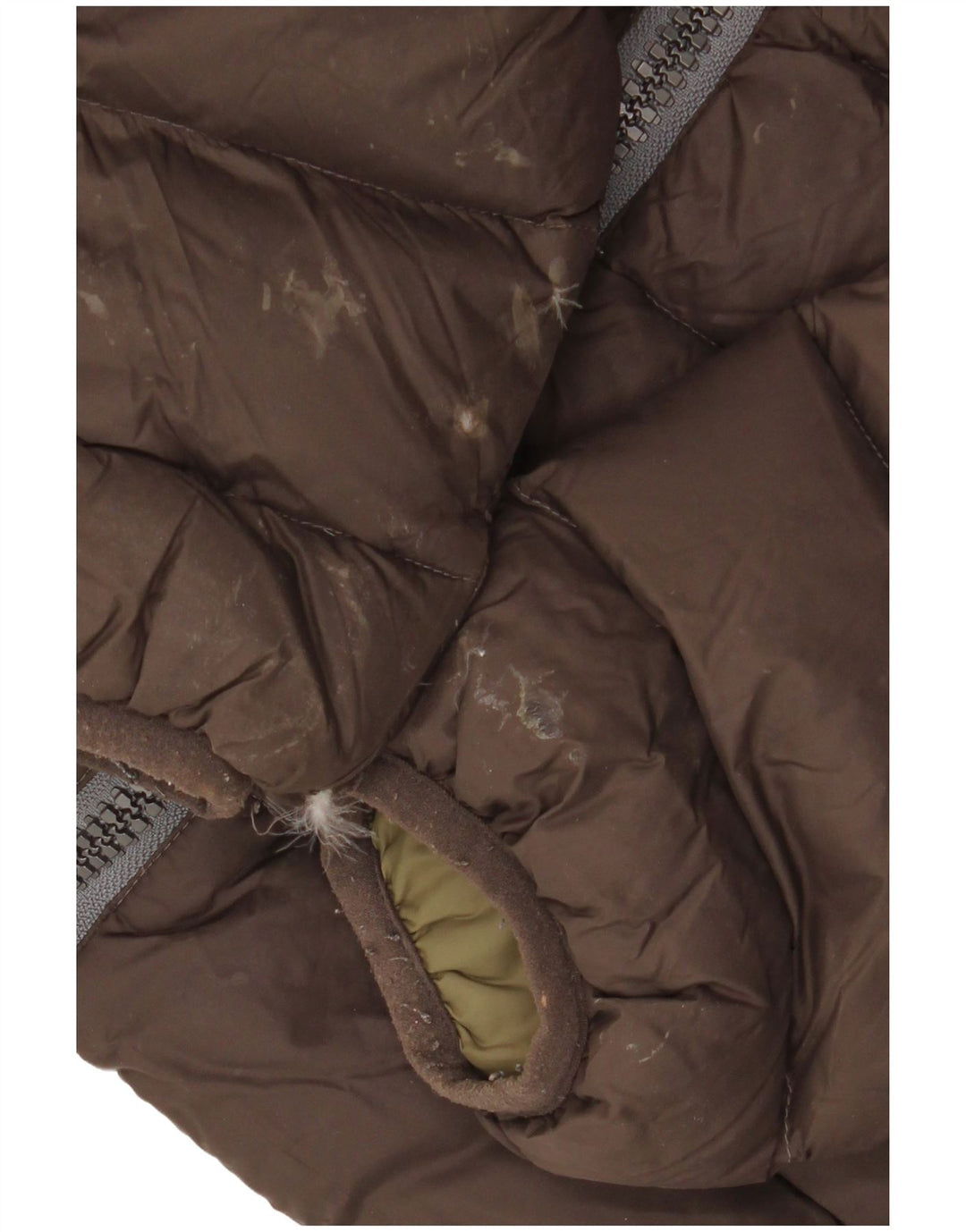 Colmar Mens Hooded Padded Jacket IT 44 XS Khaki Polyamide