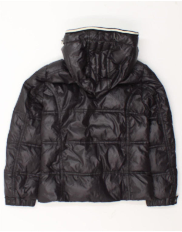 Moncler Girls Hooded Padded Jacket 9-10 Years Navy Blue Polyamide