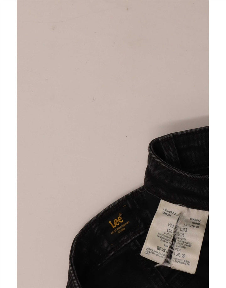 Lee Womens Carol Straight Jeans W32 L26 Black Cotton