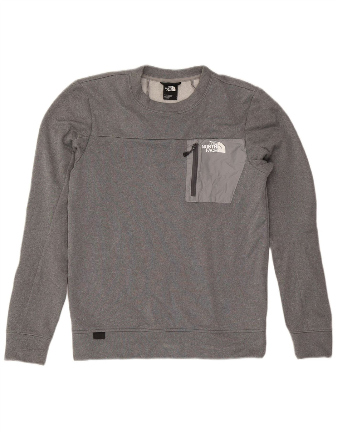 The North Face Mens Sweatshirt Jumper Small Grey Polyester