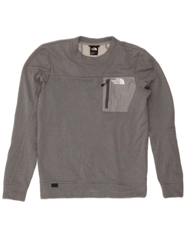 The North Face Mens Sweatshirt Jumper Small Grey Polyester
