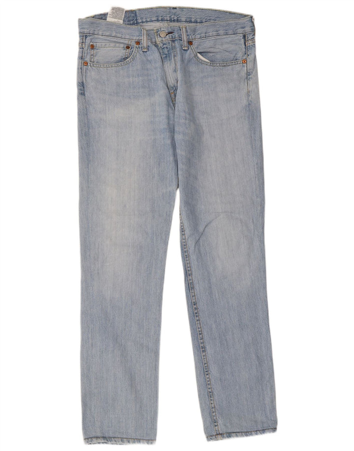 LEVI'S Mens 511 Slim Jeans W34 L34 Blue Cotton