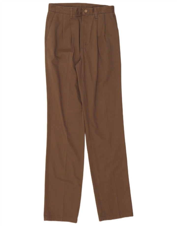 LEE Mens Pegged Chino Trousers W30 L36 Brown Cotton
