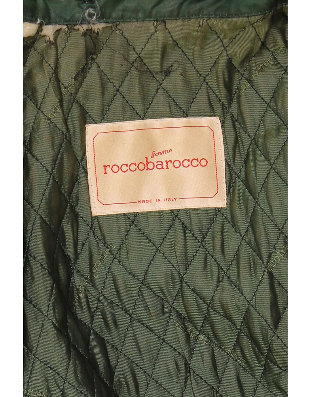 ROCCOBAROCCO Womens Overcoat UK 18 XL Green