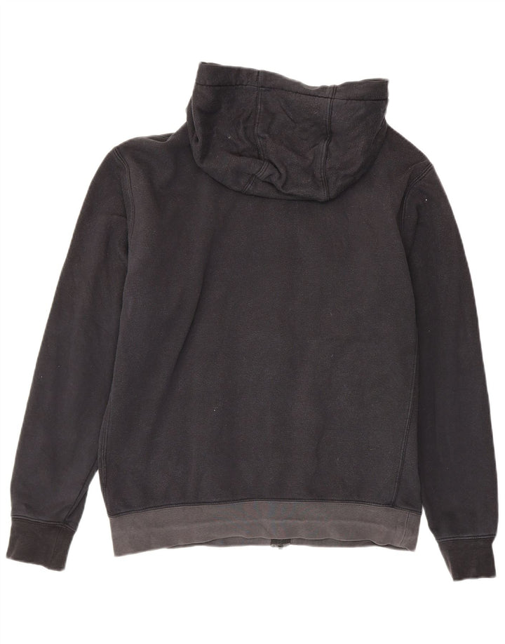 Nike Mens Zip Hoodie Sweater Medium Black Colourblock Cotton