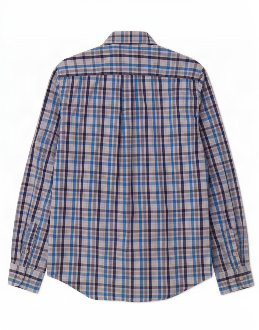 Tommy Hilfiger Mens Shirt Small Blue Check Cotton