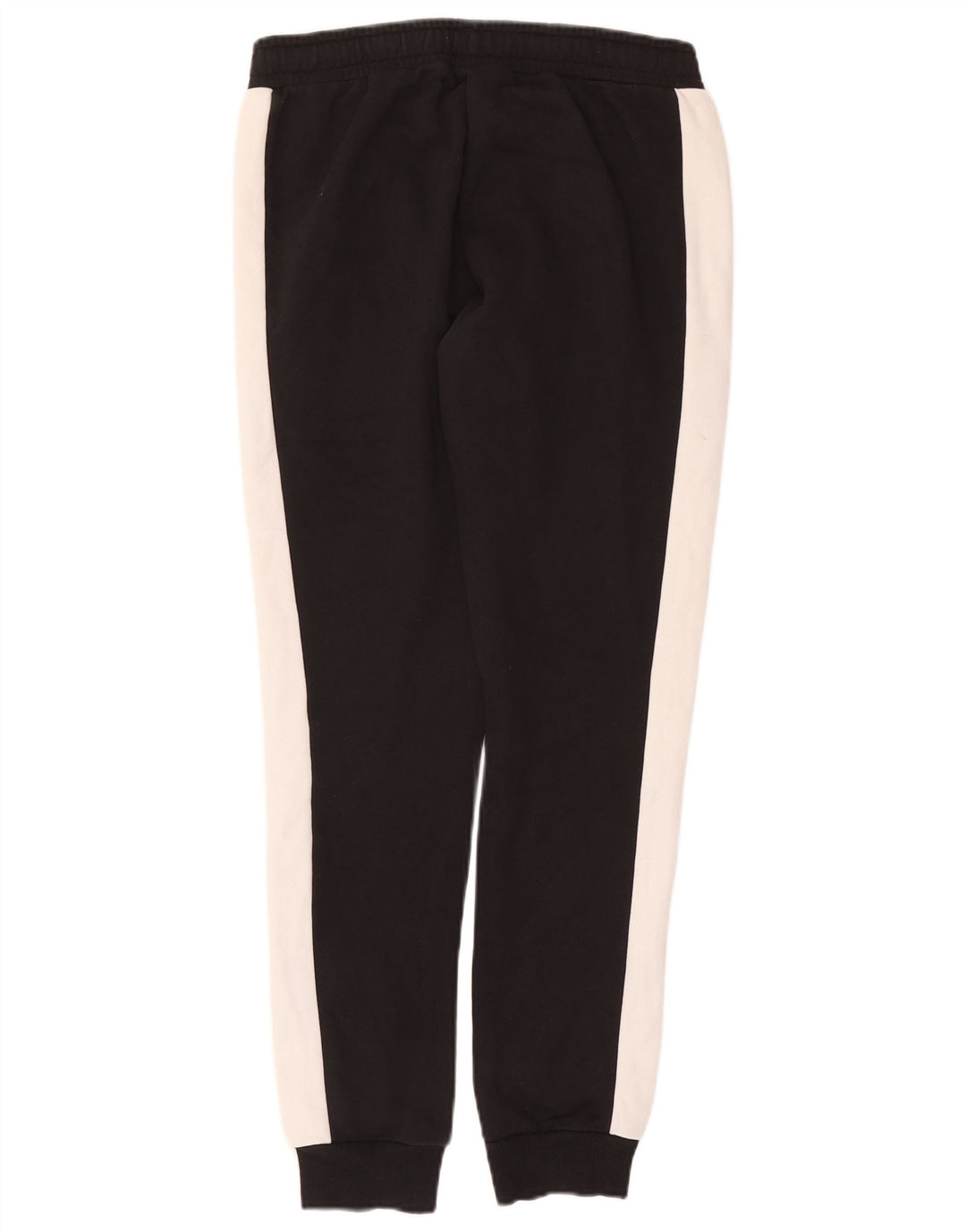Puma Mens Tracksuit Trousers Joggers Medium  Black Colourblock Cotton