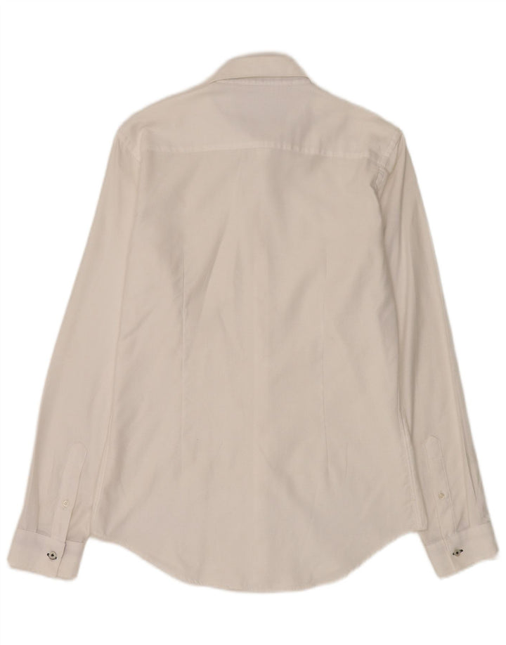 Zara Mens Slim Fit Shirt Medium White