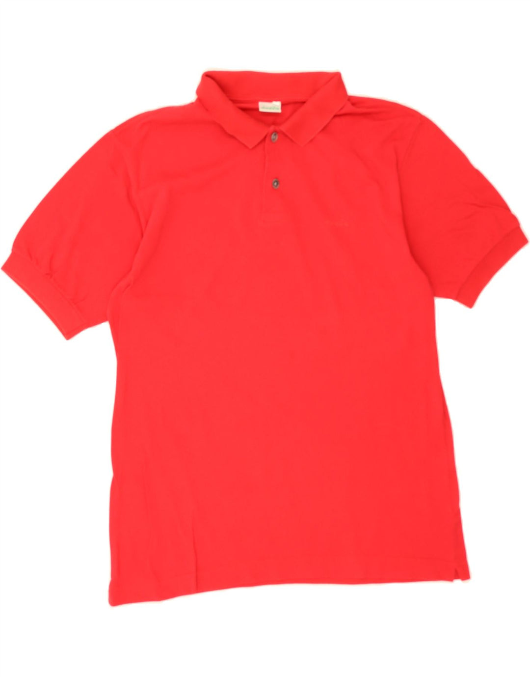 DIADORA Mens Polo Shirt Large Red Cotton Vintage Diadora and Second-Hand Diadora from Messina Hembry 