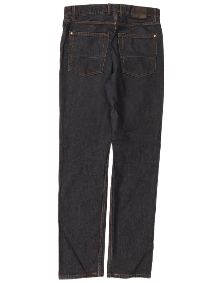Marks & Spencer Mens Blue Harbour Straight Jeans W30 L33 Navy Blue Cotton