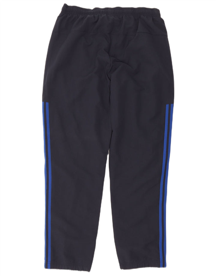 Adidas Mens Tracksuit Trousers Joggers Large Navy Blue Polyester