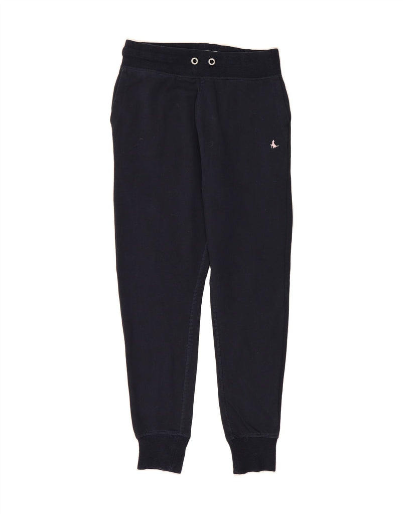 JACK WILLS Girls Tracksuit Trousers Joggers 9-10 Years Small Navy Blue Vintage Jack Wills and Second-Hand Jack Wills from Messina Hembry 