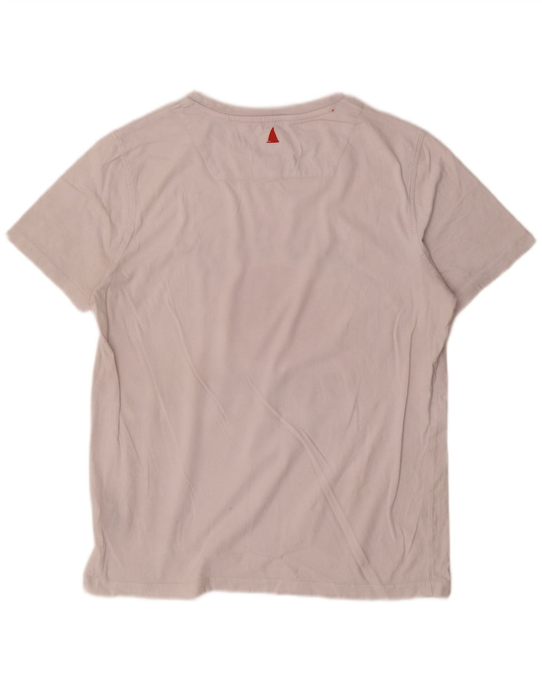 Musto Mens Graphic T-Shirt Top Medium White Cotton