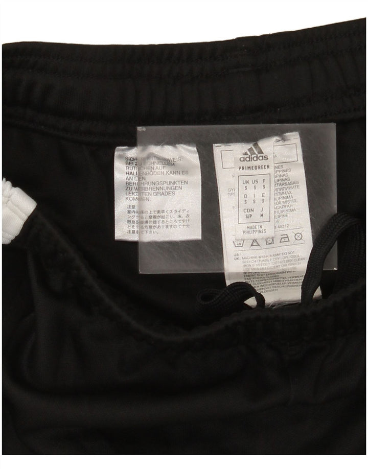 Adidas Mens Aeroready Tracksuit Trousers Small Black Colourblock Polyester