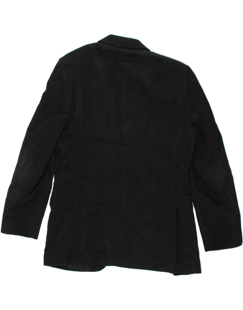 PIERRE CARDIN Mens Slim 2 Button Blazer Jacket IT 52 XL Black Polyester | Vintage Pierre Cardin | Thrift | Second-Hand Pierre Cardin | Used Clothing | Messina Hembry 