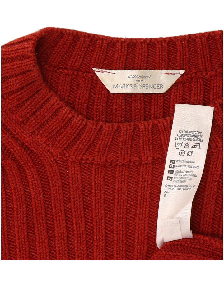 Marks & Spencer Mens St. Michael Crew Neck Jumper Sweater Large Red Classic