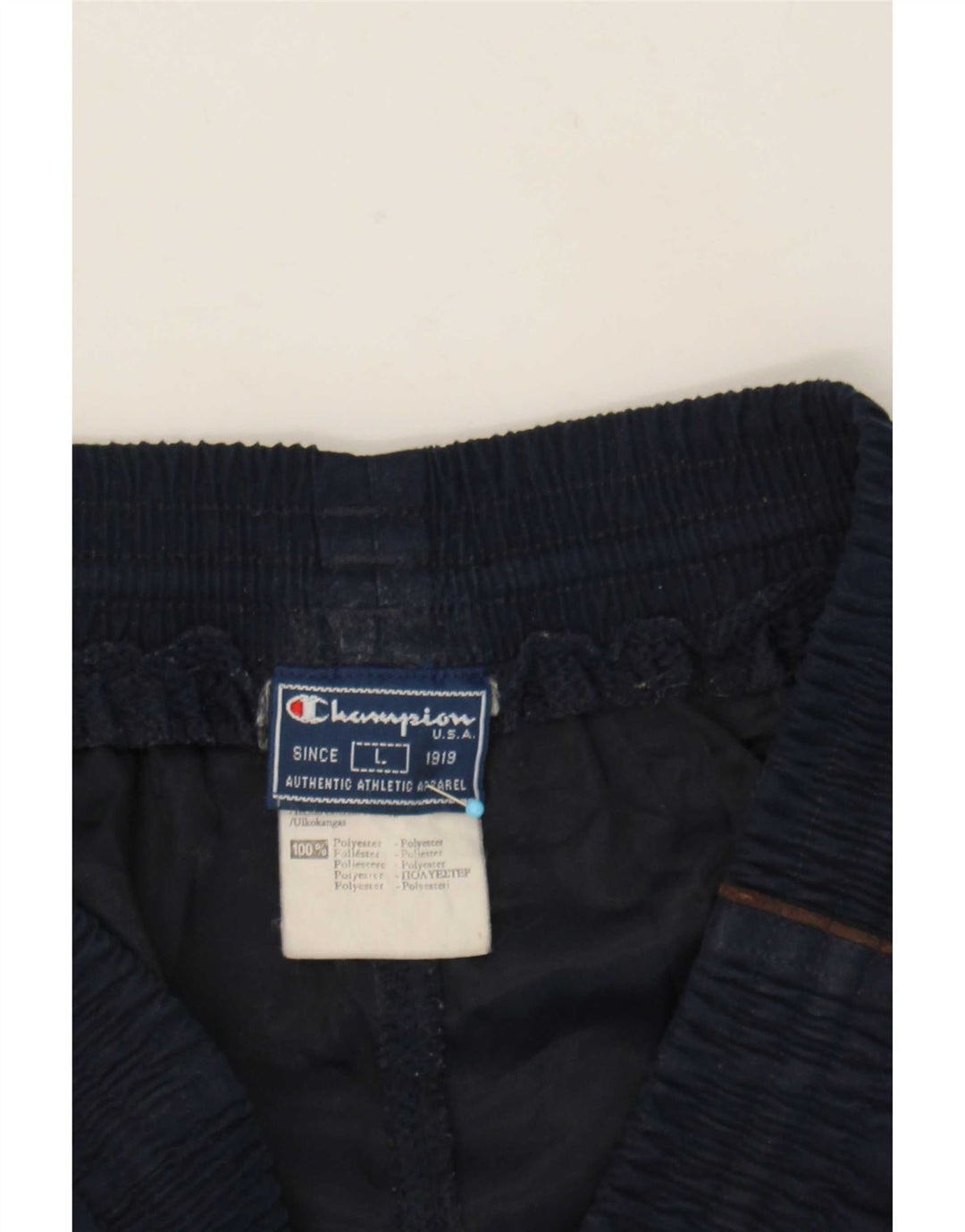 Champion Mens Cargo Tracksuit Trousers Large Navy Blue Polyester