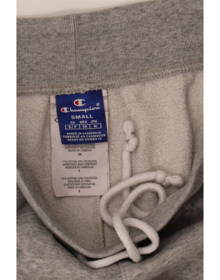 CHAMPION Mens Graphic Tracksuit Trousers Joggers Small  Grey Cotton Vintage Champion and Second-Hand Champion from Messina Hembry 