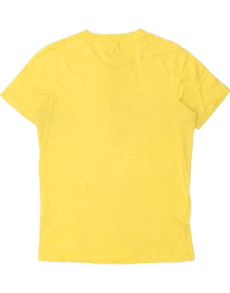 JACK & JONES Mens Graphic T-Shirt Top Medium Yellow Cotton | Vintage Jack & Jones | Thrift | Second-Hand Jack & Jones | Used Clothing | Messina Hembry 