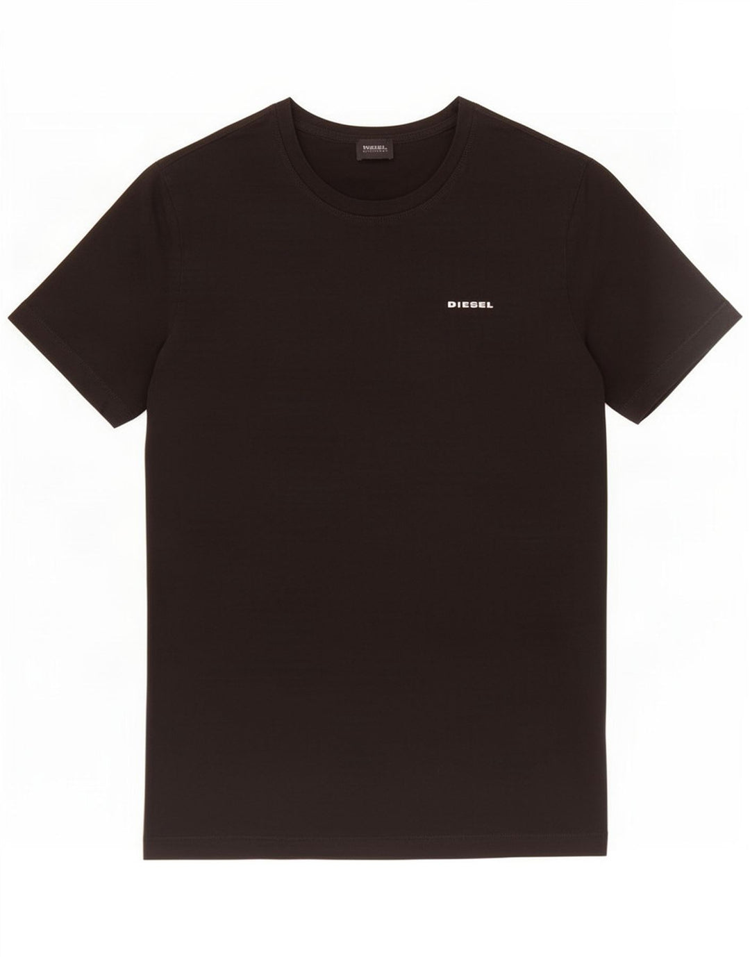 Diesel Mens T-Shirt Top XL Black Cotton