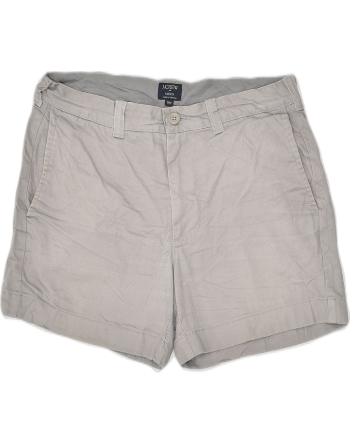 J. CREW Womens Varick Chino Shorts W30 Medium Grey Cotton | Vintage J. Crew | Thrift | Second-Hand J. Crew | Used Clothing | Messina Hembry 