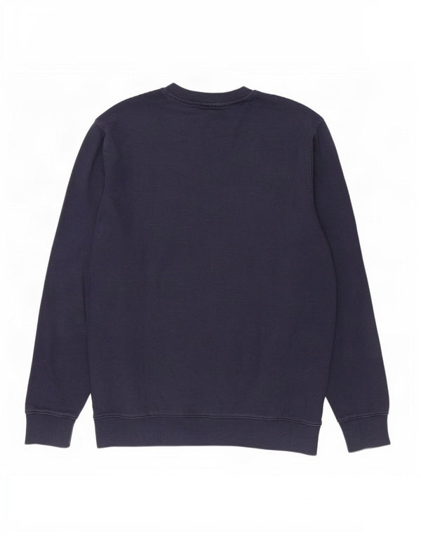 Vans Mens Graphic Sweatshirt Jumper Medium Navy Blue Cotton