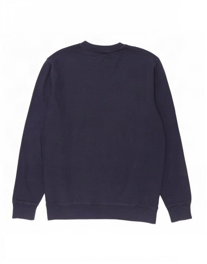 Vans Mens Graphic Sweatshirt Jumper Medium Navy Blue Cotton