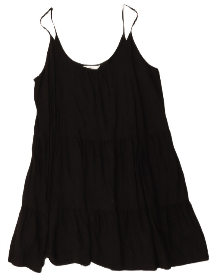 Marks & Spencer Womens Sundress UK 18 XL Black Viscose