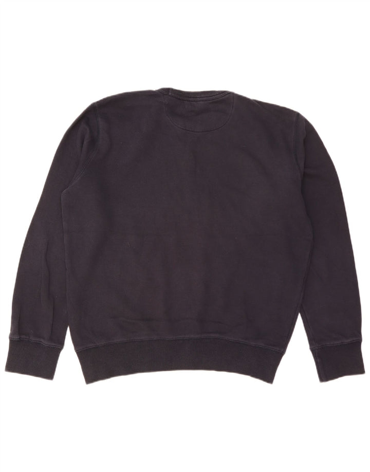 FRENCH CONNECTION Mens Sweatshirt Jumper Medium Navy Blue Cotton
