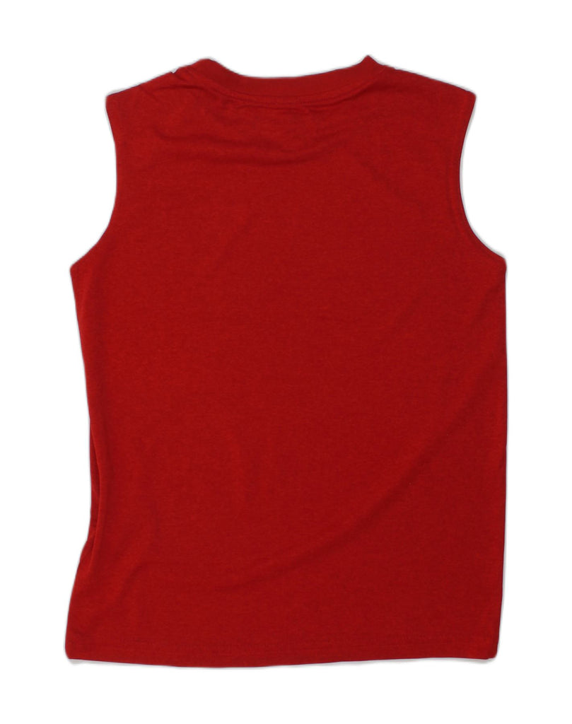 CHAMPION Boys Vest Top 7-8 Years Small Red Polyester | Vintage Champion | Thrift | Second-Hand Champion | Used Clothing | Messina Hembry 