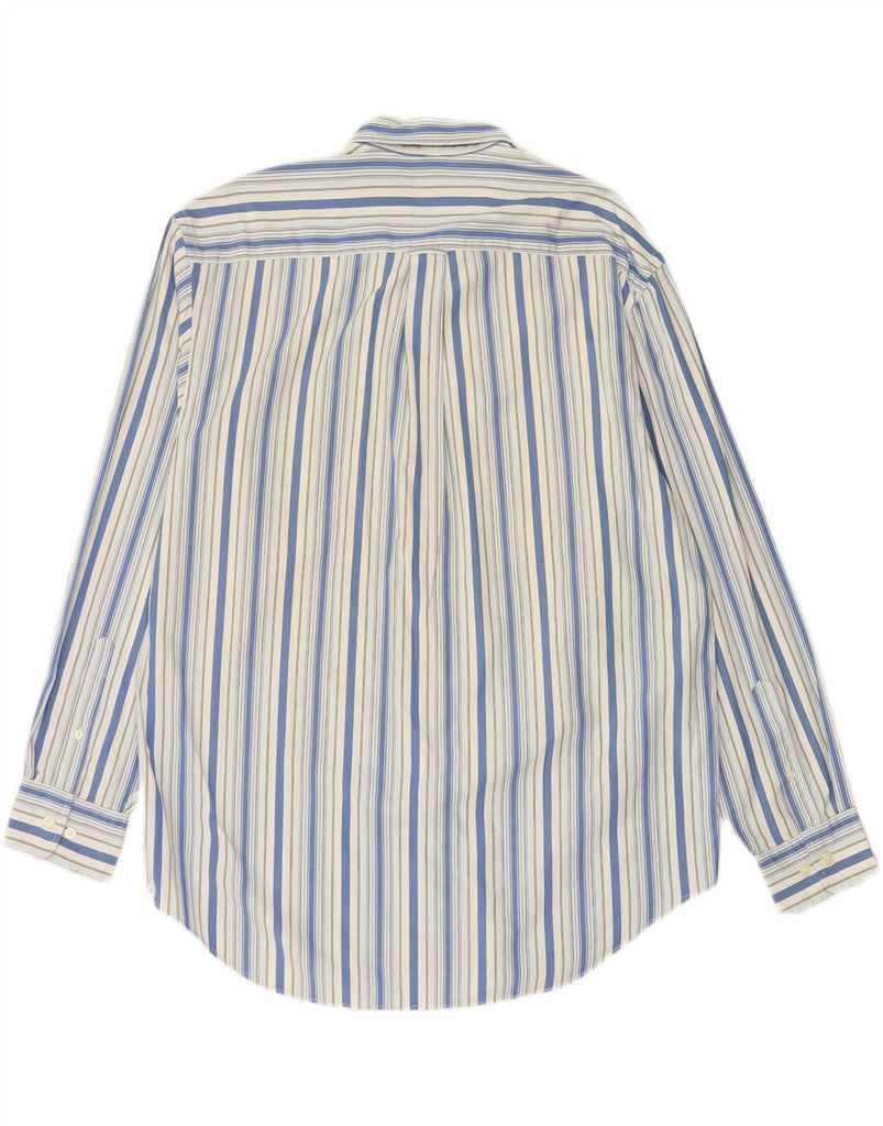 NAUTICA Mens Shirt XL Blue Striped Cotton Vintage Nautica and Second-Hand Nautica from Messina Hembry 