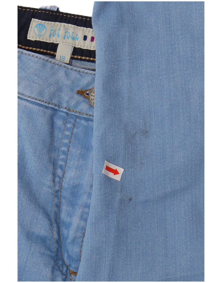 FAT FACE Womens Cropped Jeans UK 18 XL W36 L22  Blue Cotton