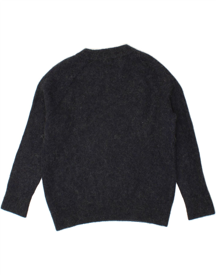 TOMMY HILFIGER Womens Crew Neck Jumper Sweater UK 14 Medium Navy Blue Vintage Tommy Hilfiger and Second-Hand Tommy Hilfiger from Messina Hembry 