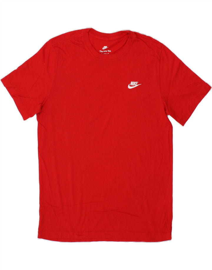 NIKE Mens T-Shirt Top Medium Red Cotton Vintage Nike and Second-Hand Nike from Messina Hembry 