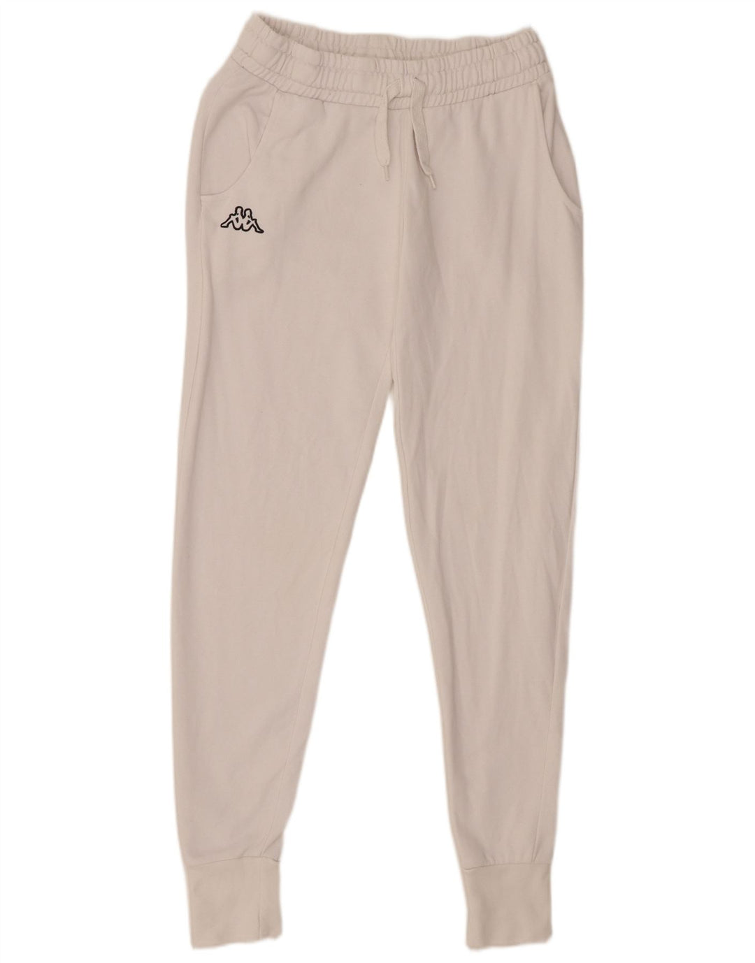 Kappa Womens Tracksuit Trousers Joggers UK 12 Medium White