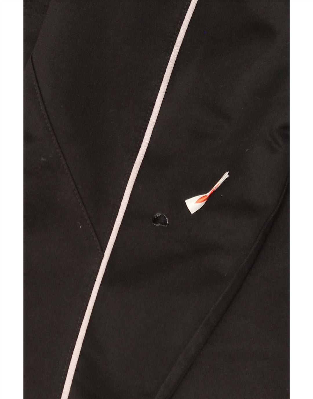 Adidas Mens Tracksuit Top Jacket UK 42/44 Large Black Colourblock Polyester