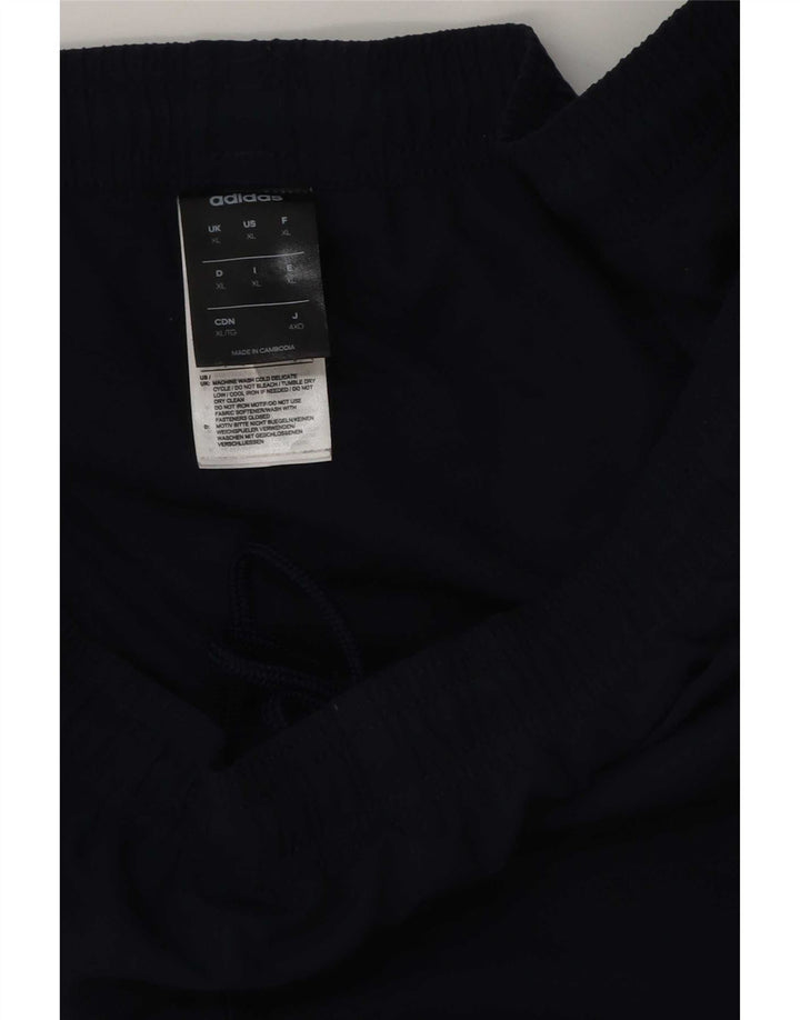 Adidas Mens Tracksuit Trousers XL Navy Blue Polyester