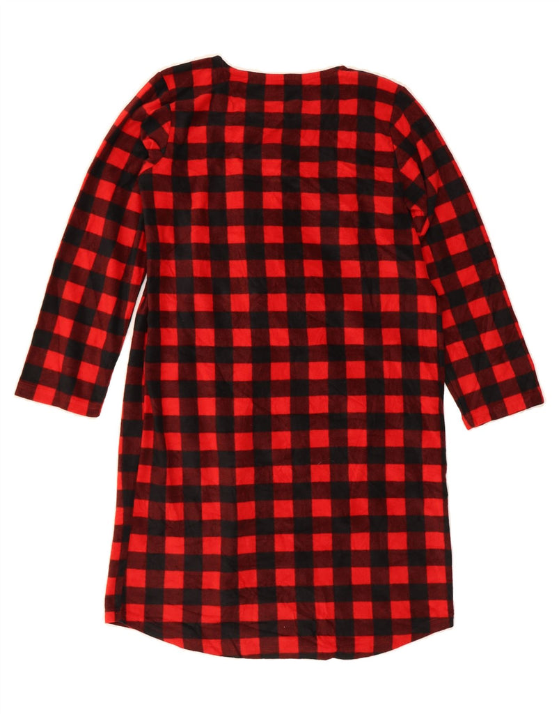 EDDIE BAUER Girls Long Sleeve Sheath Dress 10-11 Years Medium Red Check Vintage Eddie Bauer and Second-Hand Eddie Bauer from Messina Hembry 